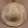 4~18cm Especificación Mini Sombrero de Paja Tejido Floral Decoración Artesanal Sombrero para Muñeca Accesorio DIY Sombrero en Blanco