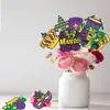 Nuevo Arreglo de Jarrón para Decoración de Fiesta de Carnaval Enchufe Máscara de Mardi Gras Jarrón de Fiesta de Carnaval Enchufe