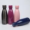 Taza Térmica de Acero Inoxidable de Doble Capa, Vaso de Agua Deportivo, Botella Tipo Bala para Refresco, Termo de 350ml, Grabado de Logotipo Personalizado