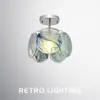 Lámpara de Techo para Balcón Pasillo Estilo Retro Francés Murano Lujo Ligero Pasillo Medieval Vestidor Lámpara de Entrada