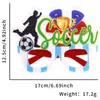 Óculos Decorativos da Copa Europeia Alemã Adereços para Fotos de Jogo de Futebol Fãs Americanos, Canadenses e Mexicanos Armações de Óculos para Torcer