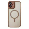 Capa de Celular Yadun Magnética Ouro do Deserto Adequada para Apple 16promax Skin Sense 15 Trend 11 Furo Grande 14/13