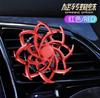 Aromaterapia para Coche Salida de Aire Adornos Creativos Decoración de Aroma para Coche Copo de Nieve Giratorio Personalizado Fragancia para Coche