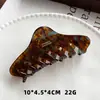 Acetato Francés Clip Clásico de Hueso Pinza de Garra Venta Caliente Accesorios Simples para el Cabello para Mujeres Pinza Grande para el Cabello para la Parte Posterior de la Cabeza Pinza de Tiburón Pinza para el Cabello