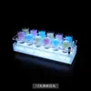 Portavasos Luminoso Personalidad Creativa Bar KTV Estante para Vino Estante para Cócteles en Forma de Corazón Portavasos de Bala Luminoso LED