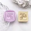 Sello de cera transfronterizo con cabeza de cobre con patrones de luna, rosa y mariposa, cabeza de sello universal, accesorio de decoración para invitaciones de boda