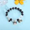 Pulsera Pequeña Fresca Estilo Coreano Perro Canela Melodía Pulsera de Perlas Femenina Estilo Bosque Simple Pulsera para Pareja Estudiante Mejor Amiga