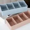 Divisor de Almacenamiento para Cajones Cosméticos Multi-Cuadros Caja Organizadora de Plástico Compartimento de Escritorio Caja de Almacenamiento Rectangular Caja Pequeña