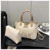 Bolso Retro para Mujer para Desplazamiento al Trabajo Bolso de Mano Texturizado 2025 Otoño Bolso de Hombro para el Trabajo Moda Simple Bolso de Axila Bolso Bandolera