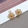 Contas Coloridas a Vácuo para Conservar a Cor Flor de Cristal Margarida Pingente Brincos Criativos DIY Puros Feitos à Mão Acessórios de Pérola de Imitação