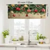Cortinas Navideñas Nuevas Transfronterizas 2026 para Dormitorio y Sala de Estar, Tela Colgante Decorativa Impresa Digitalmente, Tela de Fondo para Decoración Festiva