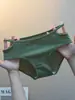 Calcinha Feminina Versátil Sexy Canelada de Cintura Baixa Estilo Japonês para Menina com Tiras Finas Vazadas Tanga