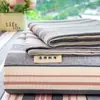 Sábana de algodón grueso original engrosada, pieza única, tapete refrescante vintage de lino, juego de tres piezas de sábana ajustable para cama individual de dormitorio estudiantil