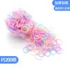 Elástico de Cabelo Descartável Cor Elástico Infantil Lindo Elástico de Cabelo de Bebê em Lata Anel de Cabelo de Alta Elasticidade