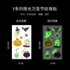 Venta Caliente Transfronteriza Halloween Pegatinas de Tatuaje Luminosas Telaraña Calavera Dibujos Animados Luminoso Mascarada Pegatinas Faciales