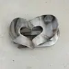 Pinza para el pelo con diseño de tinta vintage en forma de corazón, estilo nuevo, pinza de tiburón para mujer, accesorio para el pelo versátil personalizado, pasador, pinza para el pelo