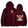 Moletom Anime Japonês Transfronteiriço Outono e Inverno One Piece Jaqueta de Lã Estampada Zoro Moletom com Capuz Masculino e Feminino