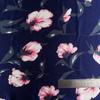 Tecido de Seda Simulada, Tecido de Forro para Saia Chiffon Estampada Elástica, Pijama de Seda Gelada para Primavera e Verão, Estoque Pronto de Fábrica Disponível para Atacado