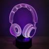 Luz de Noche Acrílica 3D Mando de Juego Recargable y Enchufable Doble Uso para Dormir con Interruptor Lámpara de Mesa de Ambiente Adornos de Regalo