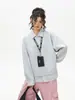 Estilo fresco y neutro, sudadera de dos piezas para hombre, solapa de otoño, chaqueta casual holgada para pareja, moda callejera