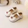 Zapatos de Cuero Personalizados para Niñas, Modernos Zapatos de Cuero Coreanos con Tachuelas, Elegantes Zapatos de Cuero Suave para Desempeño Estudiantil