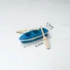 Mini Sombrilla de Sol, Bote de Pedales, Ancla, Silla de Playa, Paisaje de Playa, Decoración DIY de Micro Paisaje de Musgo