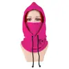 Gorro con Capucha para Ciclismo al Aire Libre en Invierno, Resistente al Viento y al Frío para Esquí, Máscara de Lana Gruesa y Cálida con Forro de Polar para Protección del Cuello