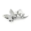 Decoración de Cordones DIY de Diamante Completo Transfronteriza Hebilla Metálica con Diamantes, Perlas y Trébol de Cuatro Hojas con Agujeros para Decoración de Tenis