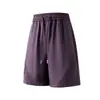 Novos shorts masculinos de malha canelada com retalhos para comércio exterior transfronteiriço, calças de praia para atividades ao ar livre no joelho, calças esportivas para corrida para homens