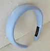 Diadema con Lazo Estampado Nuevo Estilo Coreano Diadema de Esponja Azul con Puntos Simples Diadema para el Cabello Dulces Versátiles Accesorios para el Cabello para Mujeres
