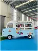 Camión de Comida Casco Grande de Acero Inoxidable Comercial, Carrito de Puesto de Negocios Multifuncional, Carrito Eléctrico de Snacks para Lugar Turístico, Camión de Comida Móvil