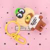 Pintura Color Caramelo Llavero de Metal Hecho a Mano DIY Joyería Anillo Colgante Material Hebilla Colgante Hebilla de Puerta Hebilla para Perro Hebilla de Resorte