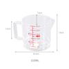 Taza medidora de plástico graduada con asa importada de Japón inomata suministros para hornear taza medidora de leche harina