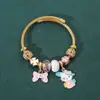 Pulseira Panjia Rosa Pulseira Gato KT Pulseira Desenho Animado Transfronteiriça Fofa Pando Hello Kitty Puxar Fábrica de Joias Atacado