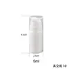 Frasco de Amostra de 30ml, Frasco de Loção a Vácuo de 50ml, Frasco de Líquido Base Isolante de 80ml, Frasco de Produto para Skincare com Tampa de Pressão Encaixável de PP