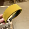 Faixa de Cabelo de Veludo Colorida Nova Outono e Inverno Coreana Moda de Alta Qualidade Versão de 4cm de Largura Faixa de Cabelo Acessórios de Cabelo para Mulheres