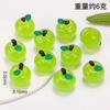 Paisaje en Miniatura Simulación Frutas Luminosas Verduras Comida Juguete Figura de Resina Pinza para el Cabello Decoración DIY Accesorios Figura Pequeña Tridimensional