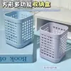 Caja de Almacenamiento Multifuncional Cuadrada Portalápices Caja de Almacenamiento para Material de Oficina Estudiante Creativo Simple Papelería de Escritorio Portátil Lápiz