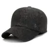 Boné de Baseball de Lã Masculino Outono e Inverno Versátil para Meia-Idade e Idosos, Chapéu Quente de Lã Grossa, Boné com Bico de Pato Protetor de Orelhas para Pais