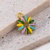 Estilo Infantil Variedad de Acero Inoxidable 304 Colgantes Pequeños que Gotean Aceite DIY Corazón de Niña Colgante Lindo Accesorios para Joyería
