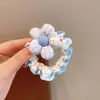 Goma para el pelo simple de satén estilo coreano para mujer, sujetador antideslizante para coleta alta, cuerda de pelo colorida, accesorio para el pelo elástico