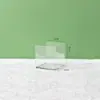 Changyi al por mayor caja de flores acrílica transparente cuadrada flores planta verde arreglo floral contenedor hidropónico material floral