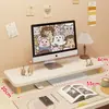 Soporte Elevador para Monitor de Computadora de Escritorio Base para Pantalla Soporte Bandeja para Teclado de Escritorio