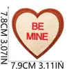 Pegatinas de Parche de Corazón de Moda Etiqueta Bordada para Computadora Pegatinas de Tela Bordadas de Corazón Dulce Cordón Decoración de Ropa de Corazón Venta al por Mayor