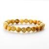 Pulseira de contas de ametista de pedra natural direto da fábrica, pulseira de ágata calcedônia, pulseira finalizada, pulseira multicolorida atacado