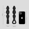 Tapón anal de silicona con 10 frecuencias de vibración y rotación, juguete sexual para hombres y mujeres, tapón anal vibrador con control remoto inalámbrico