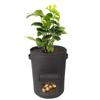 Cubo de Plantación de Fieltro para Patatas, Cacahuetes y Verduras, Bolsa de Plantación para Invernadero, Ligero Portátil Personalizable Hecho a Mano para Jardinería