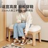 Banqueta de Madera Maciza para Zapatos Almacenamiento en la Puerta de Entrada Banco Asiento Integrado Simple para el Hogar Puerta Bolsa Suave Taburete Sofá