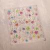 Pegatinas para Uñas Tensoras con Relieve de Gelatina Flor de Cinco Pétalos M483 Flor de Cerezo Melocotón Rosa Flor de Loto Tulipán Flores