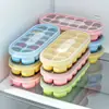 Caja de Hielo de Gran Capacidad con Tapa, Molde para Bandeja de Hielo Casero DIY, Caja de Hielo, Caja Transparente para Almacenamiento de Hielo, Caja de Hielo de Congelación Rápida